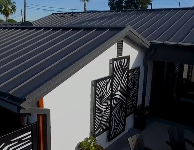 Commercial new construction flat roof installation